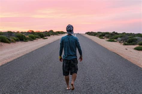 Free Stock Photo Of Barefoot Man On Road Download Free Images And