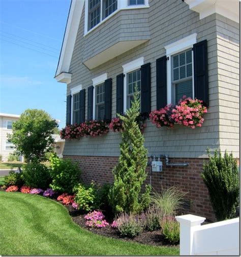 The roof is furnished by others. Weekend-Down at the Jersey Shore | Front yard landscaping ...