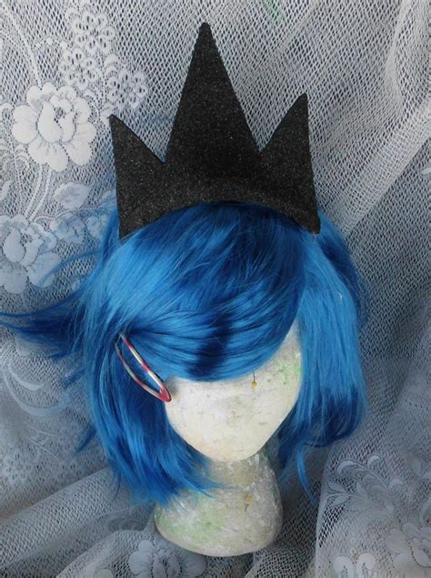 Princess Luna Crown Black Crown Mlp Sparkle Headband Etsy