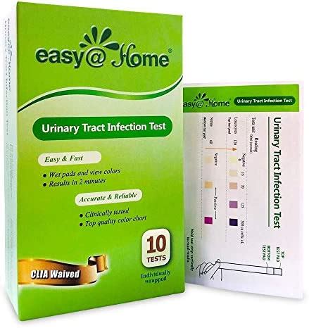 Easy Home Individual Pouch Urinary Tract Infection Test Strips Uti Urine Testing Kit For