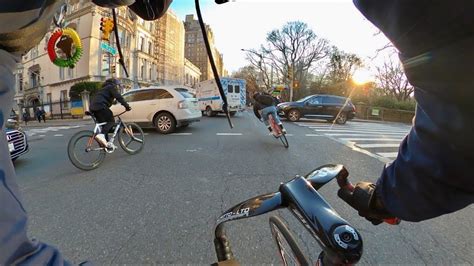 Fixed Gear Pov Cant Stop Wont Stop Ride Down 5th Ave Close Call Part 1 Youtube
