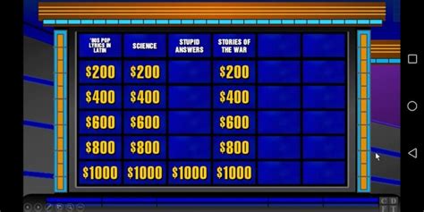 Jeopardy Powerpoint Game Template V Etsy