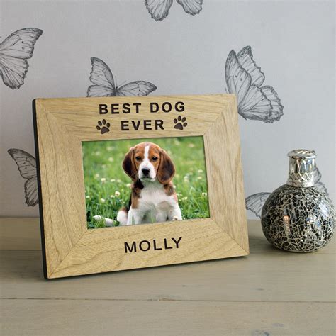 Personalised Dog Photo Frame 6 X 4 Inch Best Dog Ever Mypamperedpet