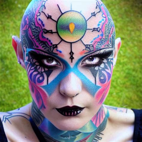 Tattooed Woman 19 By Yaalzaruth On Deviantart