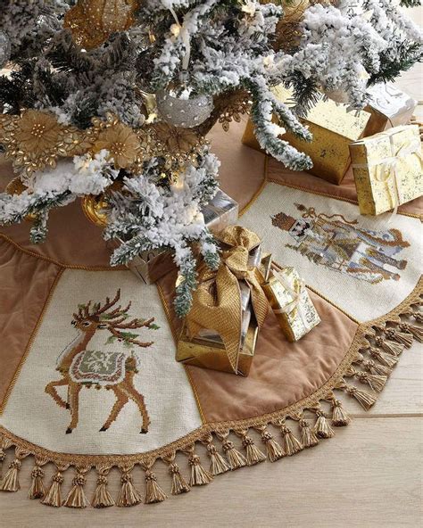 40 Delicate Diy Tree Skirt Ideas For Christmas To Try Asap Christmas
