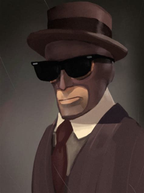 I Tried My Best To Make My Spy Loadout In The Style Of Valve Portraits