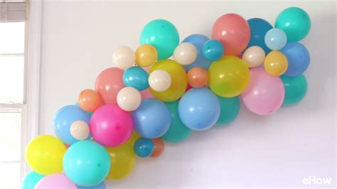 Balloon Decoration Homemade Simple Birthday Wall Decoration At Home