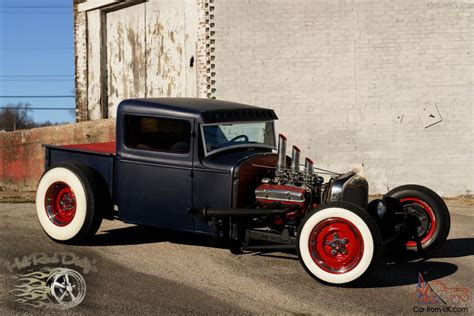 1931 1932 Ford Traditional Hot Rod Rat Chopped Pickup Truck Salt Flats 1934 Scta