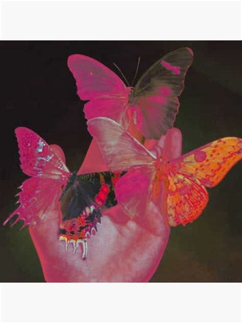 Pink Y2k Butterfly Aesthetic Art Print By Elinguinness Redbubble