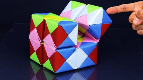 How To Make A Paper Infinity Cube Easy Method Step By Step Youtube
