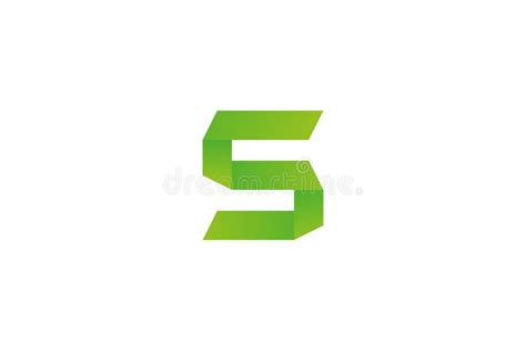 Letter S Logo Design Abstract Modern Letter S Logo Concept Stock
