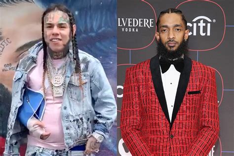 Nipsey hussle grew up on crenshaw blvd & slauson ave in south central, los angeles. 6ix9ine Insists He Didn't Disrespect Nipsey Hussle