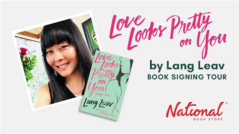 It's evident that this was heartfelt, although personally i didn't connect nor cared for the characters, especially audrey. Lang Leav "Love Looks Pretty on You" Book Signing Tour in ...