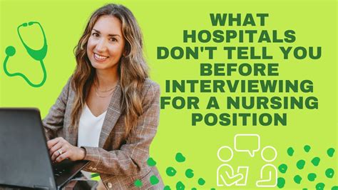 What Hospitals Dont Tell You Before Interviewing For A Nursing