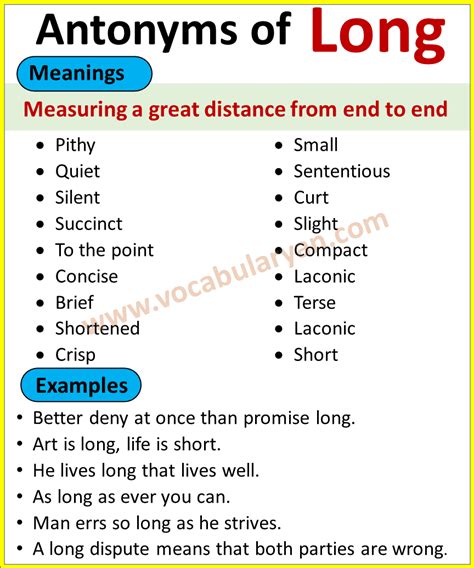 100 Words List Of Antonyms With Examples Vocabularyan