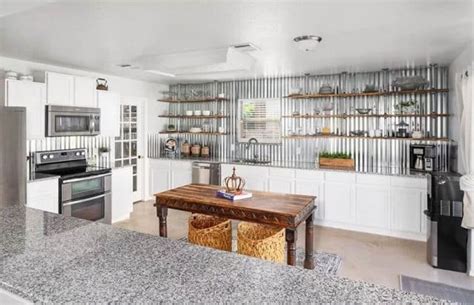 Corrugated Metal In Kitchens Design Gallery