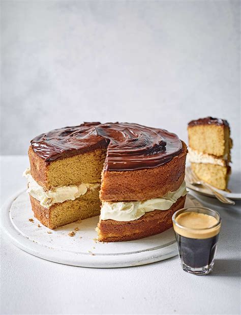 Cappuccino Cream Cake Recipe Sainsbury S Magazine