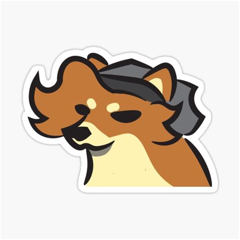 Doge Sticker For Sale By Xix Exp Redbubble