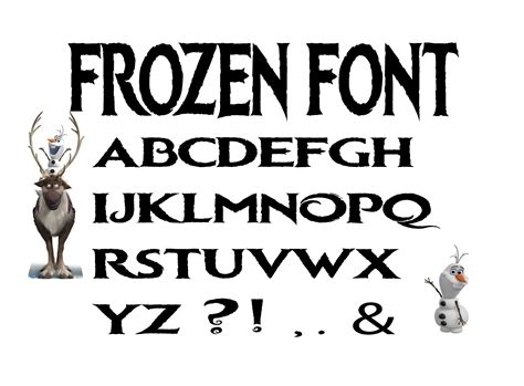 Frozen Alphabet Svg Frozen Font Svg Frozen Letters Svg Etsy