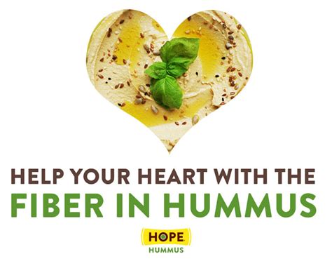 help your heart with the fiber in hummus