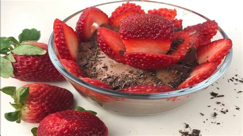 Once the melted chocolate is lukewarm, stir in the mascarpone, until. CHOCOLATE STRAWBERRY MOUSSE RECIPE | KETO | LOWCARB - YouTube