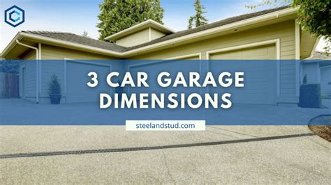 3 Car Garage Dimensions A Complete Guide