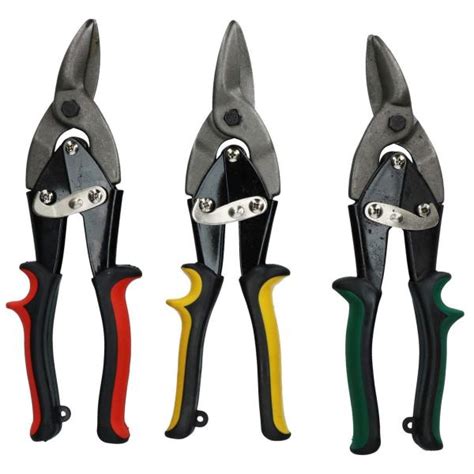3pc Heavy Duty Tin Snips Set Sheet Metal Cutters Shears Tinsnip Ebay