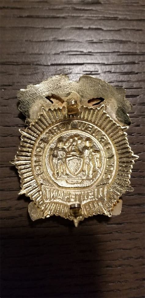 Collectors Badges Auctions New York City Police Chief Inspector