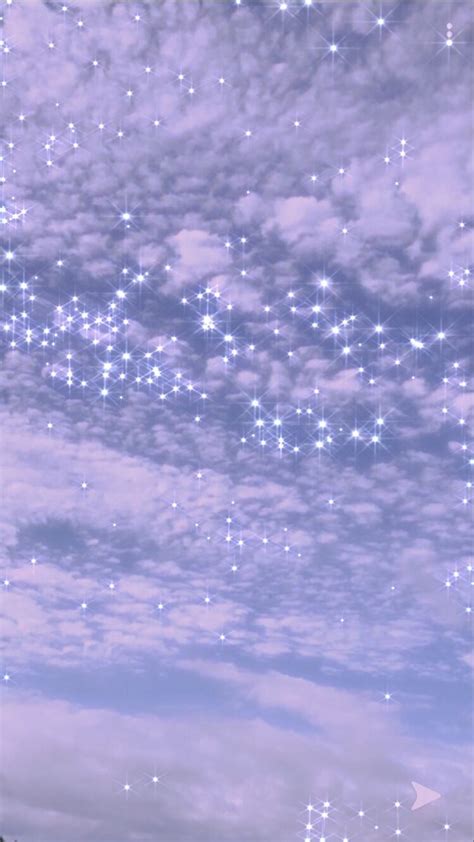 Glitter Clouds Duvar Kağıdı