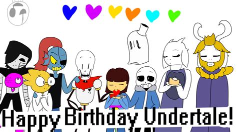 Happy Birthday Undertale By Colorfulsketchings On Deviantart
