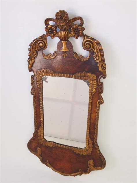 Large Antique Victorian Mirror in George II Style