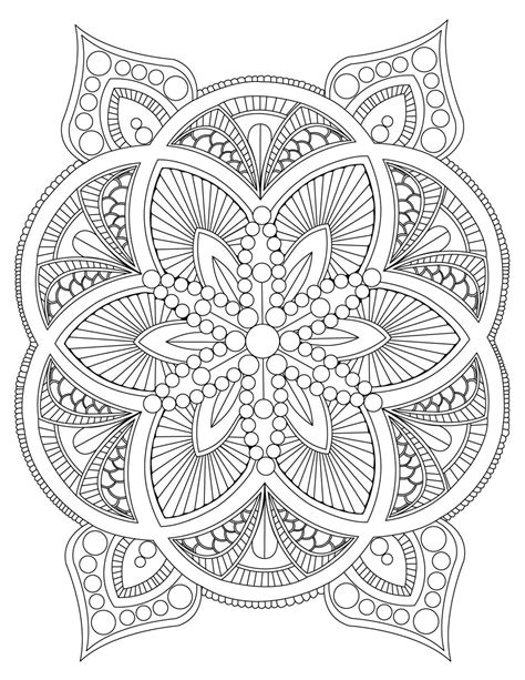 Printable Stress Relief Coloring Pages For Adults - Thekidsworksheet