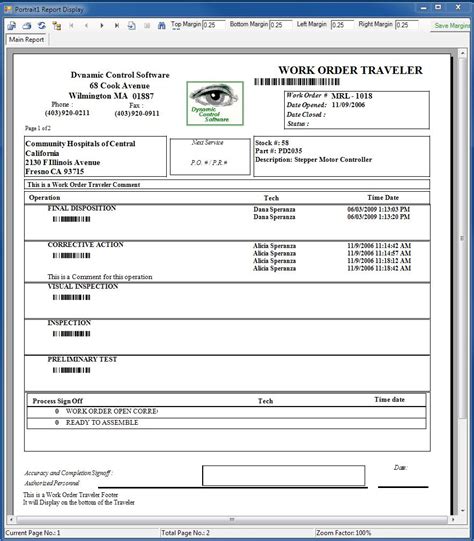 Manufacturing Work Order Template Streamlining Production Processes