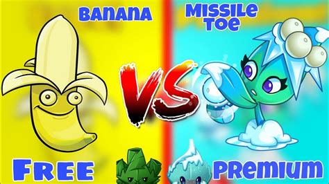 Plants Vs Zombies 2 Missile Toe Vs Banana Launcher Max Level Pvz2