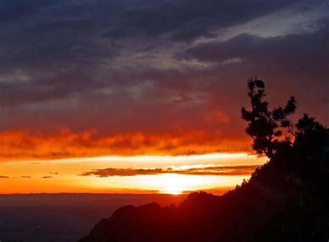 Joes Retirement Blog Sunset In The Sandia Mountains Albuquerque New