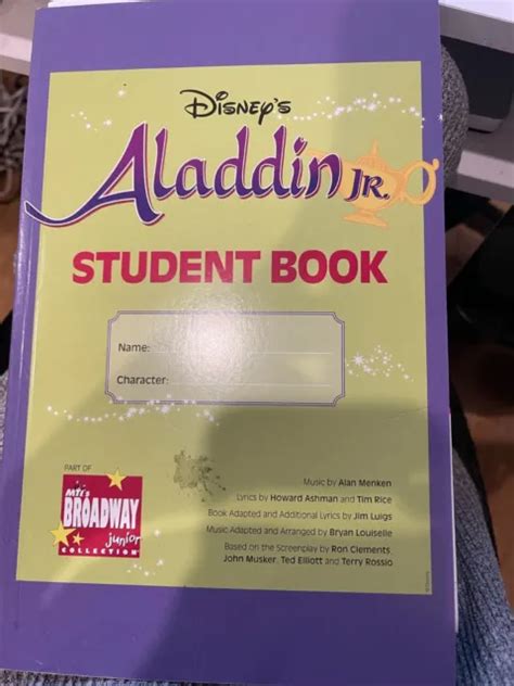 Disney Aladdin Jr Script For Sale Picclick