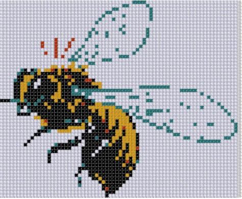 Bee 2 Cross Stitch Pattern Craftsy Cross Stitch Cross Stitch