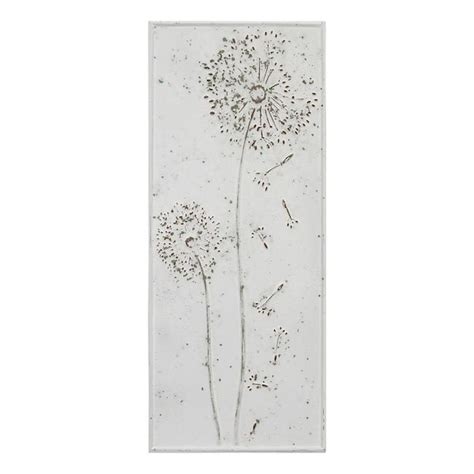 Stratton Home Decor Dandelion Metal Panel Wall Decor S23776 The Home