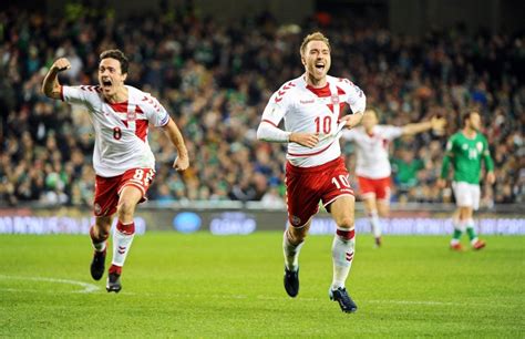 Dinamarca Goleó En Irlanda Y Es El Trigésimo Clasificado Al Mundial
