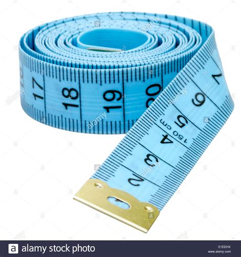 Tailors Tape Measure Cut Out Against A White Background