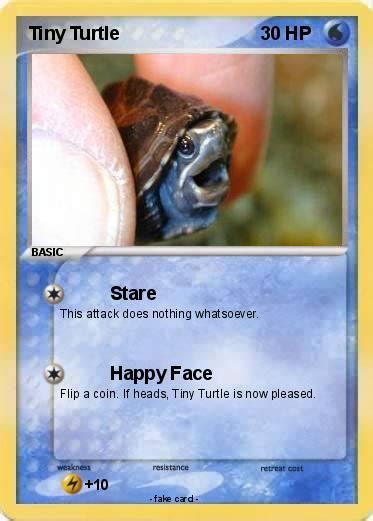 Cards that show pokémon interacting with each other like this really add depth to the series and many of the cards show pokemon relaxing or smiling and none represent this tranquility better than. Pokémon Tiny Turtle - Stare - My Pokemon Card