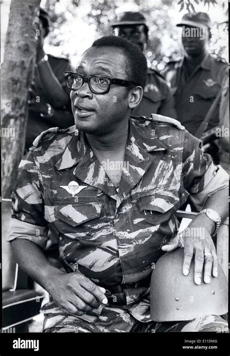 Mai 05 1977 Zaïre Le Président Mobutu Sese Seko Dans Sa Tenue De