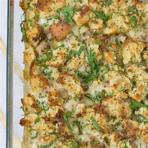 This keto chicken and broccoli casserole is cheesy, creamy, and easy to prepare. Keto Tuna Mornay Casserole Bake - Low Carb & Creamy - My ...