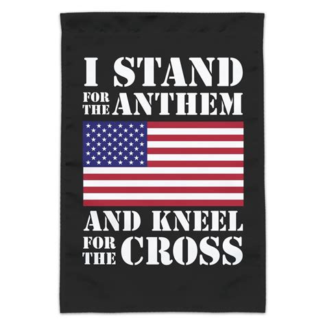 I Stand For The Flag Kneel Cross Usa American Flag Patriotic Garden