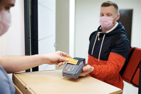 There was a thread on here a few months ago with someone in a similar situation. Person Paying for Food Delivery with a Credit Card · Free Stock Photo