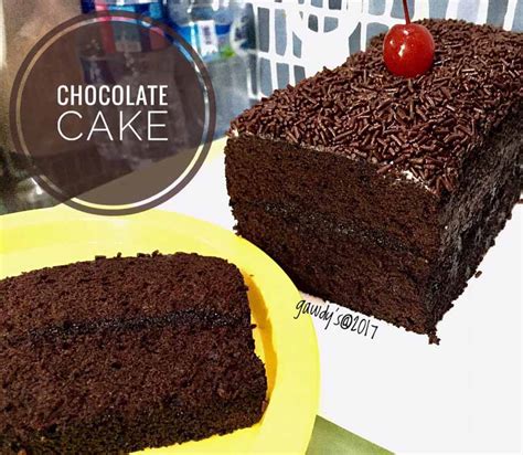 Cake Coklat Yang Di Adaptasikan Dari Resep Brownies Kukus Nyliem