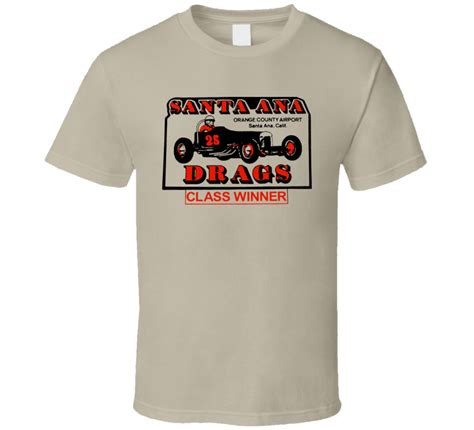 Santa Ana Drag Racing Retro Logo T Shirt