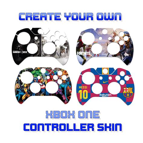 Create Your Own Xbox One Controller Skin Send Your Own Image Etsy