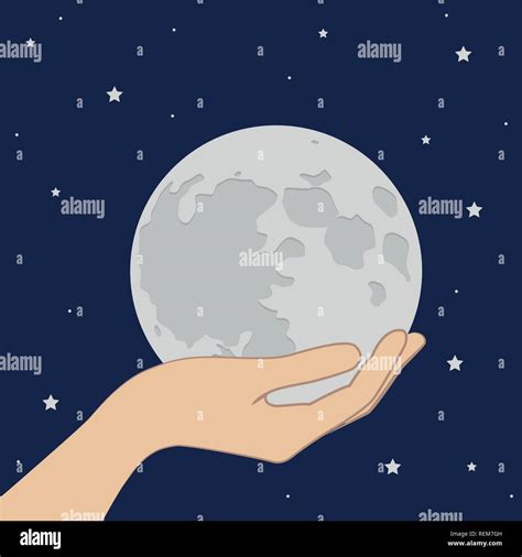 Hand Full Moon Hi Res Stock Photography And Images Alamy