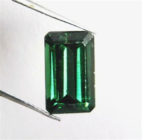 45 Ct Emerald Cut World Very Rarest Natural Grandidierite Gemstone Ebay